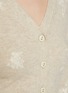  - BARRIE - Flower Intarsia Cropped Cashmere Blend Cardigan