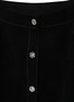  - BARRIE - Suede Effect Denim Skirt