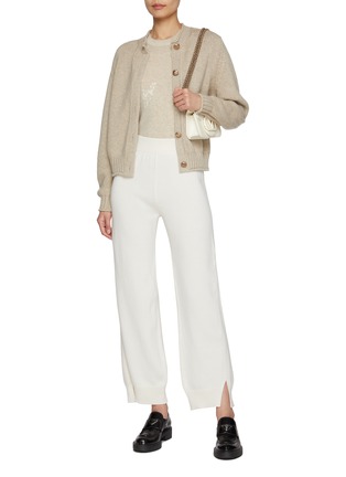 Figure View - Click To Enlarge - BARRIE - Timeless Loose Fit Cashmere Trousers