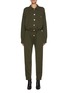 Main View - Click To Enlarge - BARRIE - Button Up Cashmere Jumpsuit