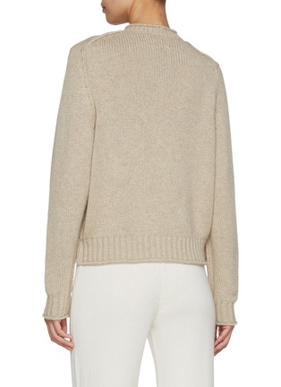 Back View - Click To Enlarge - BARRIE - Chunky Knit Cashmere Cardigan