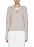 Main View - Click To Enlarge - BARRIE - BB Emblem Cashmere Cardigan