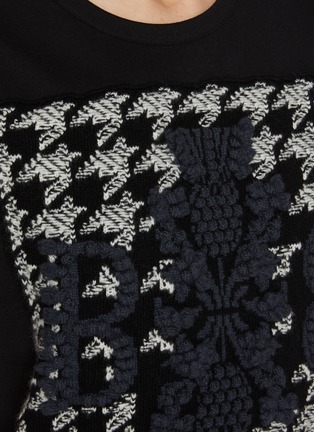  - BARRIE - Logo Knit Patch Cotton T-shirt