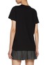 Back View - Click To Enlarge - BARRIE - Logo Knit Patch Cotton T-shirt