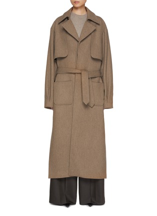 Main View - Click To Enlarge - LA COLLECTION - Karin Belted Coat