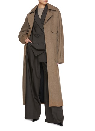 Figure View - Click To Enlarge - LA COLLECTION - Karin Belted Coat