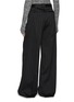 Back View - Click To Enlarge - LA COLLECTION - Dalida Pinstripe Wool Trousers