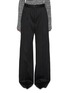 Main View - Click To Enlarge - LA COLLECTION - Dalida Pinstripe Wool Trousers