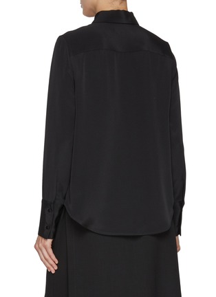 Back View - Click To Enlarge - LA COLLECTION - Florabel Silk Shirt