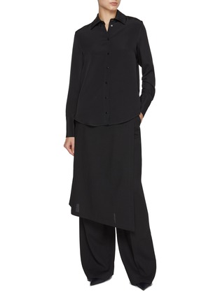 Figure View - Click To Enlarge - LA COLLECTION - Florabel Silk Shirt