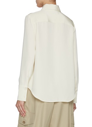Back View - Click To Enlarge - LA COLLECTION - Florabel Silk Shirt