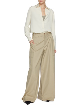 Figure View - Click To Enlarge - LA COLLECTION - Florabel Silk Shirt