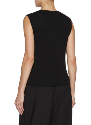 Back View - Click To Enlarge - LA COLLECTION - Emma Wool Silk Knit Top