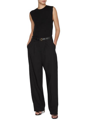 Figure View - Click To Enlarge - LA COLLECTION - Emma Wool Silk Knit Top