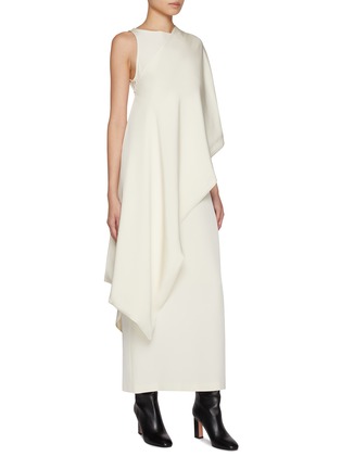 Detail View - Click To Enlarge - LA COLLECTION - Macha Scarf & Naomi Silk Maxi Dress