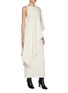 Detail View - Click To Enlarge - LA COLLECTION - Macha Scarf & Naomi Silk Maxi Dress