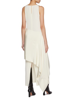 Back View - Click To Enlarge - LA COLLECTION - Macha Scarf & Naomi Silk Maxi Dress
