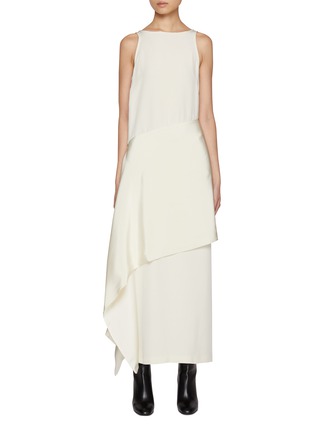 Main View - Click To Enlarge - LA COLLECTION - Macha Scarf & Naomi Silk Maxi Dress
