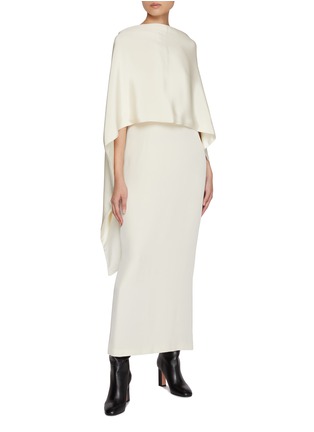 Figure View - Click To Enlarge - LA COLLECTION - Macha Scarf & Naomi Silk Maxi Dress