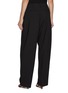 Back View - Click To Enlarge - LA COLLECTION - Sada Relaxed Tapered Wool Trousers