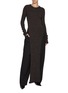 Figure View - Click To Enlarge - LA COLLECTION - Ivy Open Side Cotton Cashmere Knit Dress