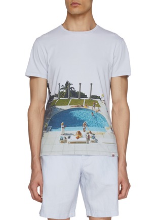 Main View - Click To Enlarge - ORLEBAR BROWN - x Slim Aarons OB Photographic Cotton T-Shirt