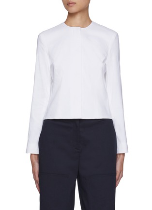 Main View - Click To Enlarge - THEORY - Cropped Peplum Jacket