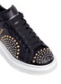 Detail View - Click To Enlarge - ALEXANDER MCQUEEN - Chunky outsole mix stud leather sneakers