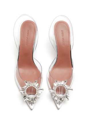 Detail View - Click To Enlarge - AMINA MUADDI - Begum 70 PVC Slingback Heels