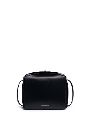Back View - Click To Enlarge - ALEXANDER MCQUEEN - Star charm chain leather box bag