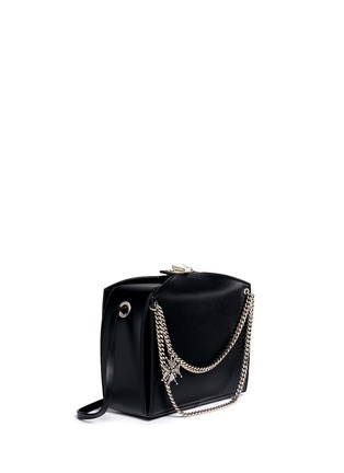 Figure View - Click To Enlarge - ALEXANDER MCQUEEN - Star charm chain leather box bag