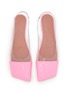 Detail View - Click To Enlarge - AMINA MUADDI - Ane PVC Patent Leather Slingback Flats
