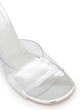 Detail View - Click To Enlarge - AMINA MUADDI - Brigitte 95 PVC Heeled Sandals