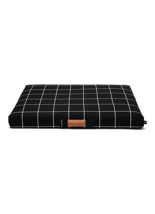 Main View - Click To Enlarge - LAY LO - Grid Medium Dog Bed — Black