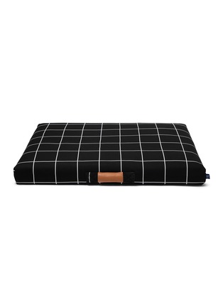 Main View - Click To Enlarge - LAY LO - Grid Small Dog Bed — Black