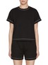 Main View - Click To Enlarge - THEORY - Contrast Trim Jersey T-shirt