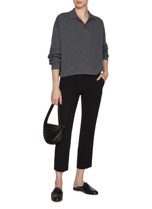 Figure View - Click To Enlarge - THEORY - Treeca Elasticated Waist Trousers