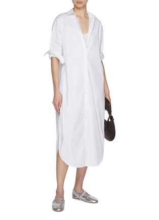 Oversized Lined Shirt Dress