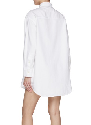 Back View - Click To Enlarge - THEORY - Oversized Denim Shirt Dress