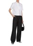Figure View - Click To Enlarge - THEORY - Cropped Cotton Shirt
