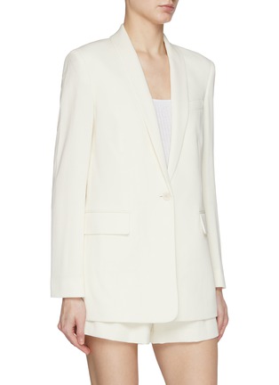 Detail View - Click To Enlarge - THEORY - Rolled Cuff Single Breasted Blazer