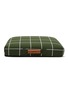 Main View - Click To Enlarge - LAY LO - Grid Small Dog Bed — Green