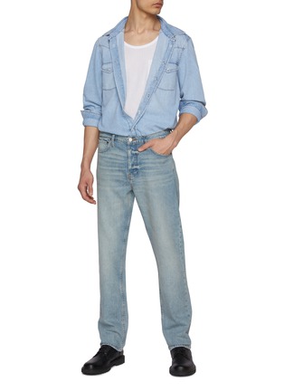 Figure View - Click To Enlarge - FRAME - North Sea Light Washed Denim Jeans