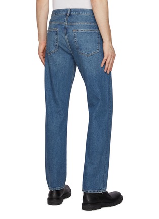 Back View - Click To Enlarge - FRAME - The Straight Medium Wash Jeans