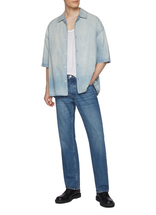 Figure View - Click To Enlarge - FRAME - The Straight Medium Wash Jeans