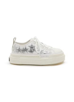 Main View - Click To Enlarge - AMIRI - Starts Court Platform Leather Low Top Women's Sneakers