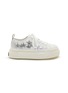 Main View - Click To Enlarge - AMIRI - Starts Court Platform Leather Low Top Women's Sneakers