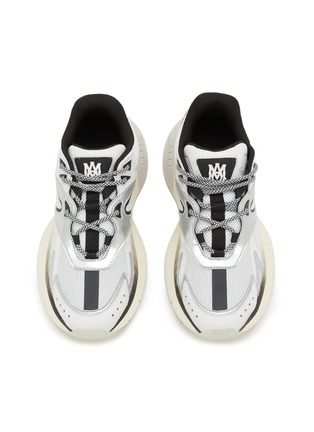 Detail View - Click To Enlarge - AMIRI - MA Runner Leather Textile Women's Sneakers