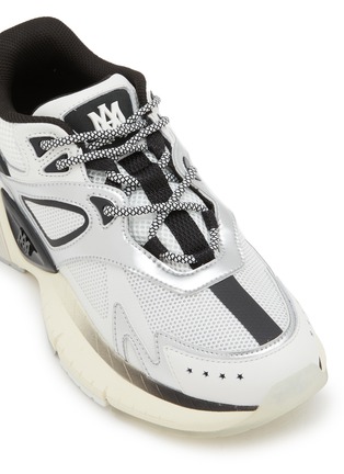 Detail View - Click To Enlarge - AMIRI - MA Runner Leather Textile Women's Sneakers