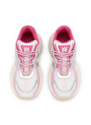 Detail View - Click To Enlarge - AMIRI - MA Runner Leather Textile Women's Sneakers
